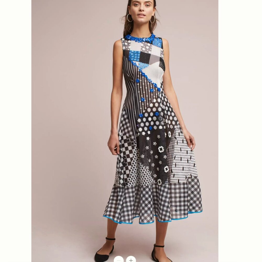 NWT Pankaj & Nidhi Cato Dress $348 Sz 6 Anthropologie
